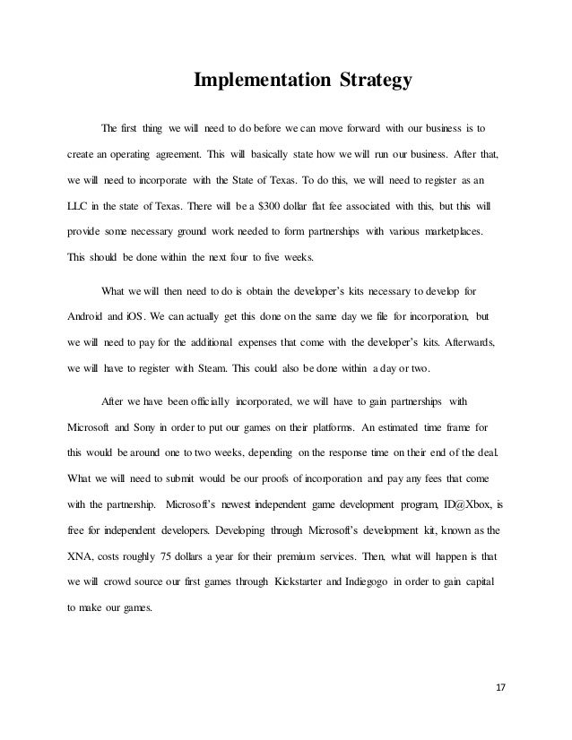 capstone project template capstone business plan example